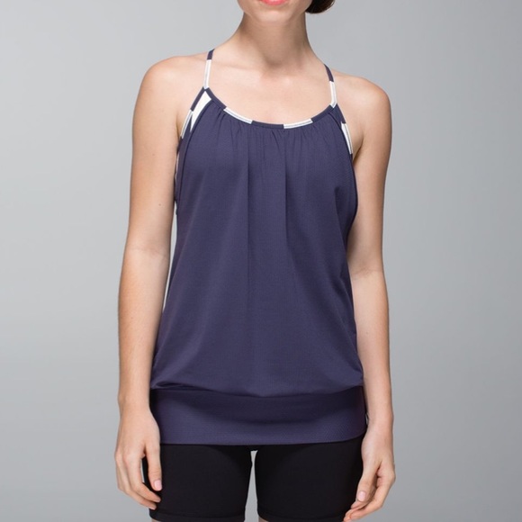 Lululemon No Limits tank top cadet blue size 6
